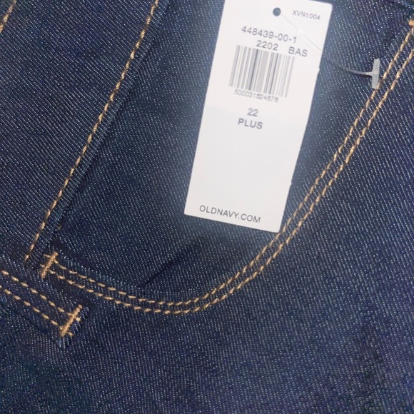 Old Navy Blue Relaxed Jeans Classic Denim - Picture 3 of 3